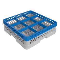 CaterRacks glazenkorf 9 vakken en 1 opzetrand
